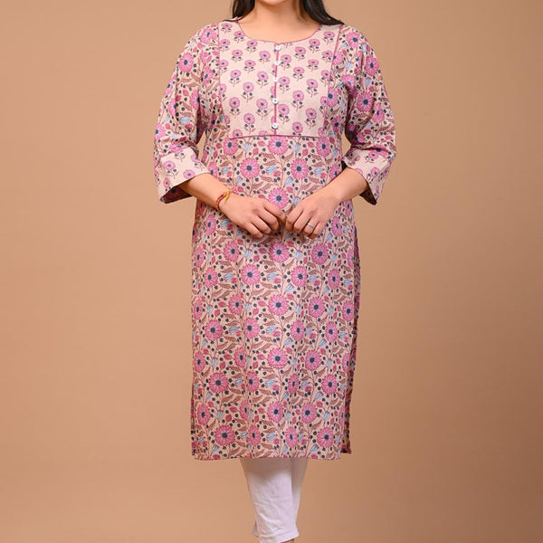 Swasti Women Ethnic Motifs Printed Floral Kurta - Distacart