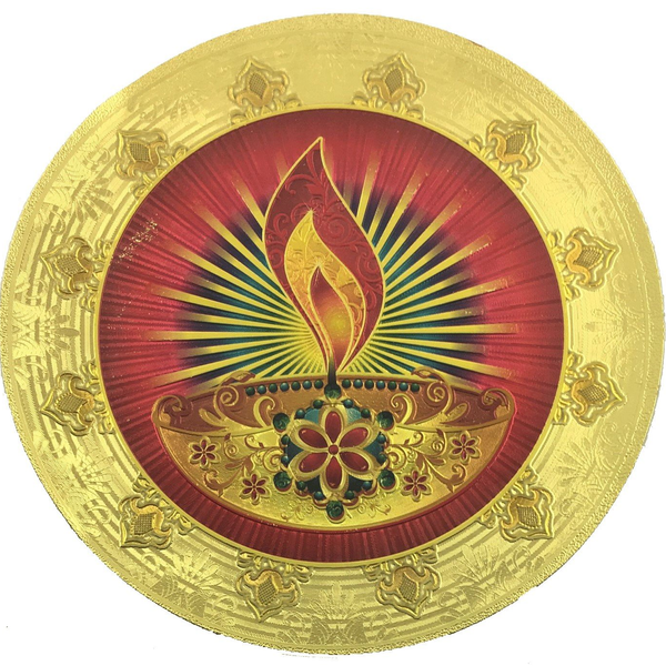 Stickerbazaar Micro Golden Embossing Rangoli Stickers - Distacart