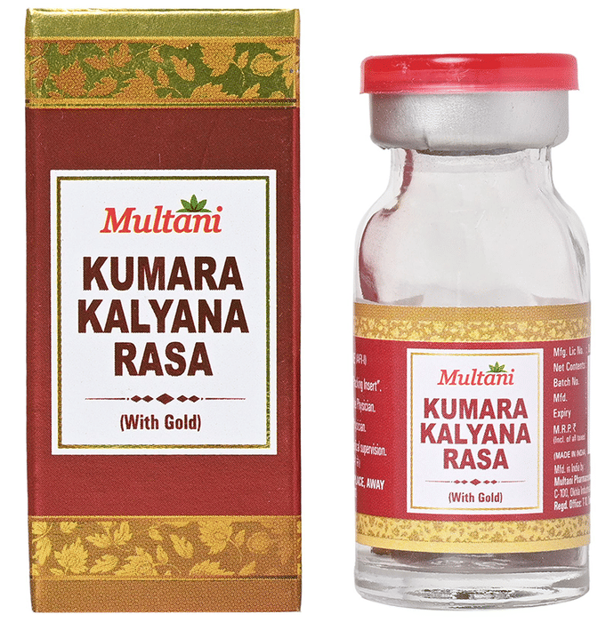 Multani Kumar Kalyan Ras (With Gold) Tablet