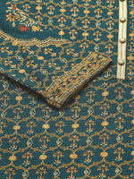 Thumbnail for AURELIA Green Ethnic Motifs Ethnic A-Line Midi Dress