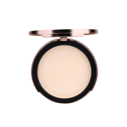 MARS Cosmetics Matte On Compact Powder with Applicator Puff - 01 Light - Distacart