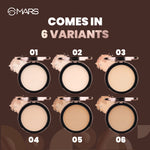 Thumbnail for MARS Cosmetics Matte On Compact Powder with Applicator Puff - 01 Light