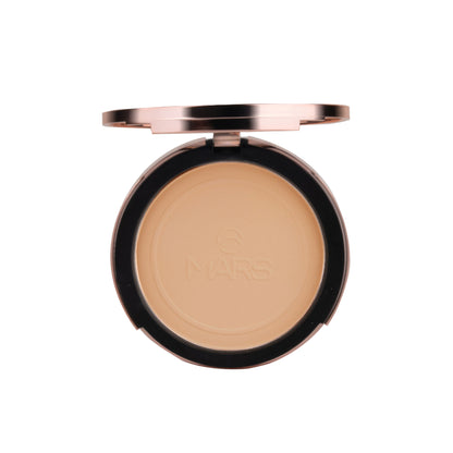 MARS Cosmetics Matte On Compact Powder with Applicator Puff - 05 Honey - Distacart