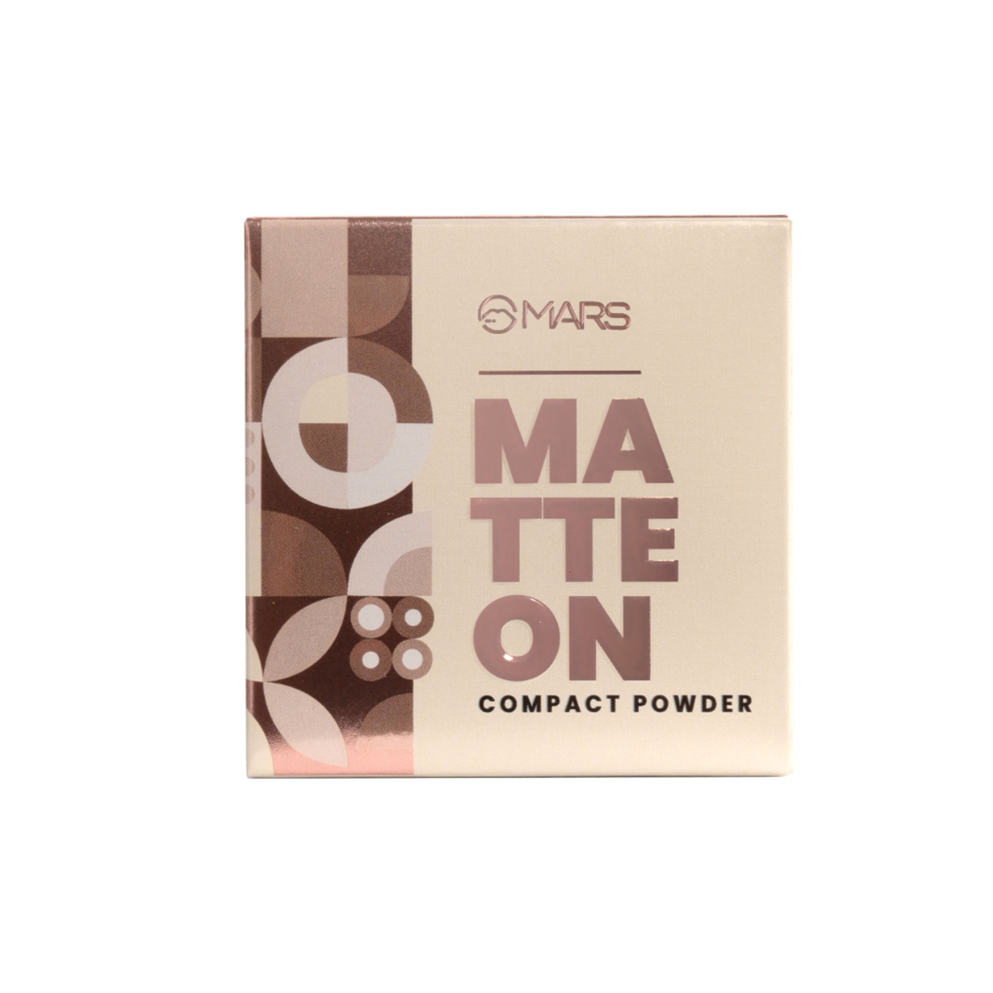 MARS Cosmetics Matte On Compact Powder with Applicator Puff - 05 Honey - Distacart
