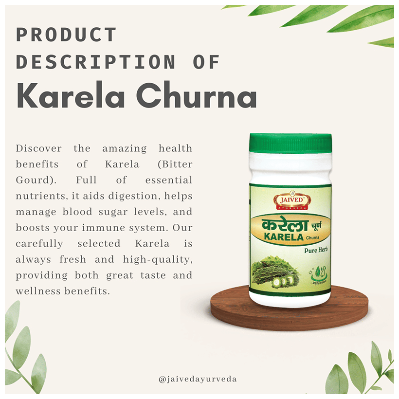 Jaived Ayurveda Karela Churna