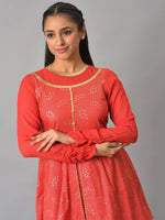 Thumbnail for AURELIA Ethnic Motifs Printed Fit & Flare Midi Dress