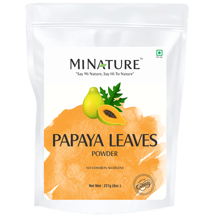 Minature Papaya Leaves Powder