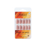 Thumbnail for shills professional reusable press on nails sharp almond spn682