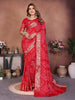 Anaita Red Handmade Bandhej Viscose Silk Saree With Blouse - Distacart