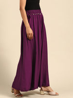 Thumbnail for TAG 7 Women Flared Ethnic Palazzos