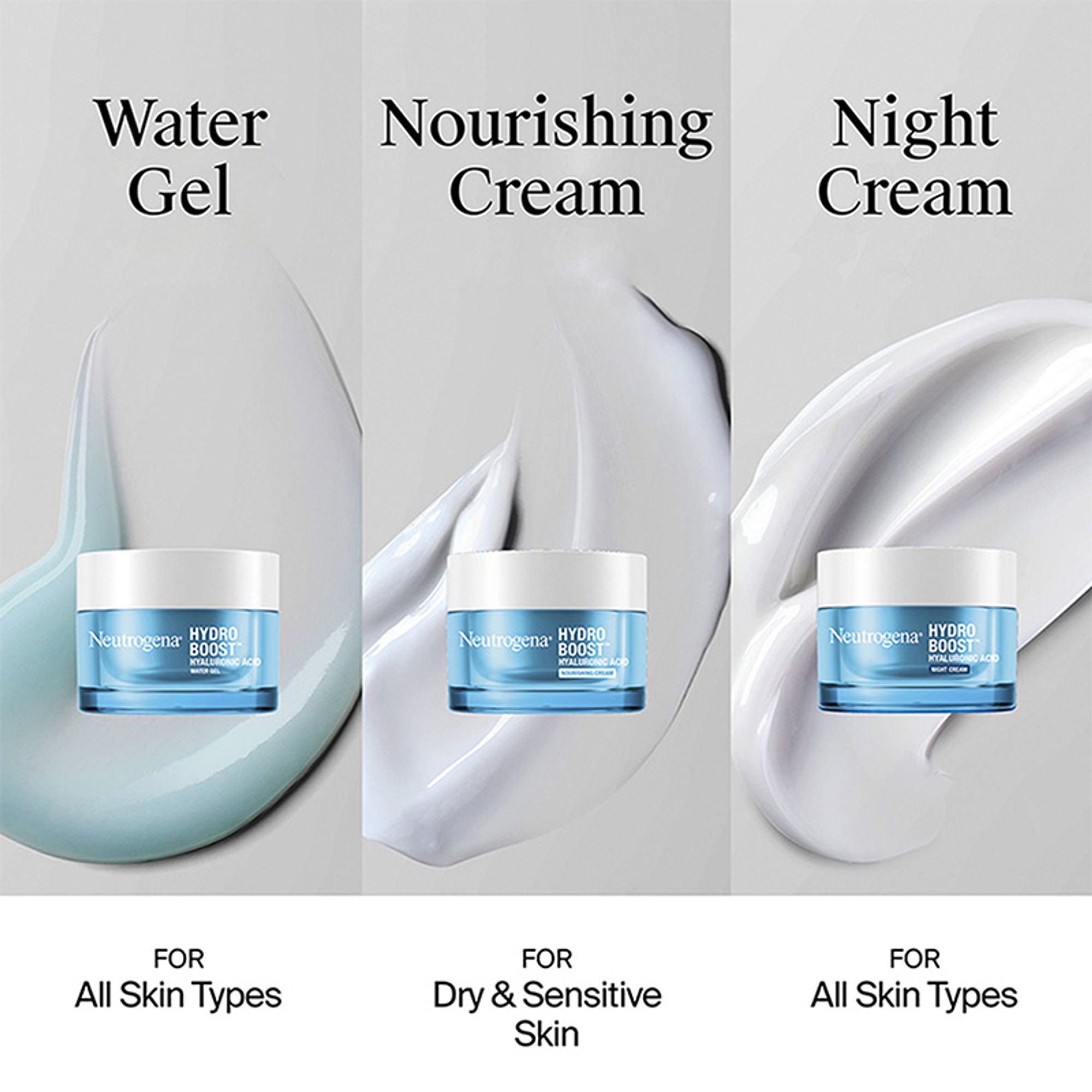 Neutrogena Summer Hydrating Gel Home + Travel Combo With Hyaluronic Acid For 72 Hours Hydration