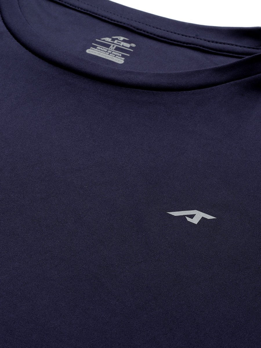 Alcis Anti Static Applique Slim Fit Running T-shirt - Distacart