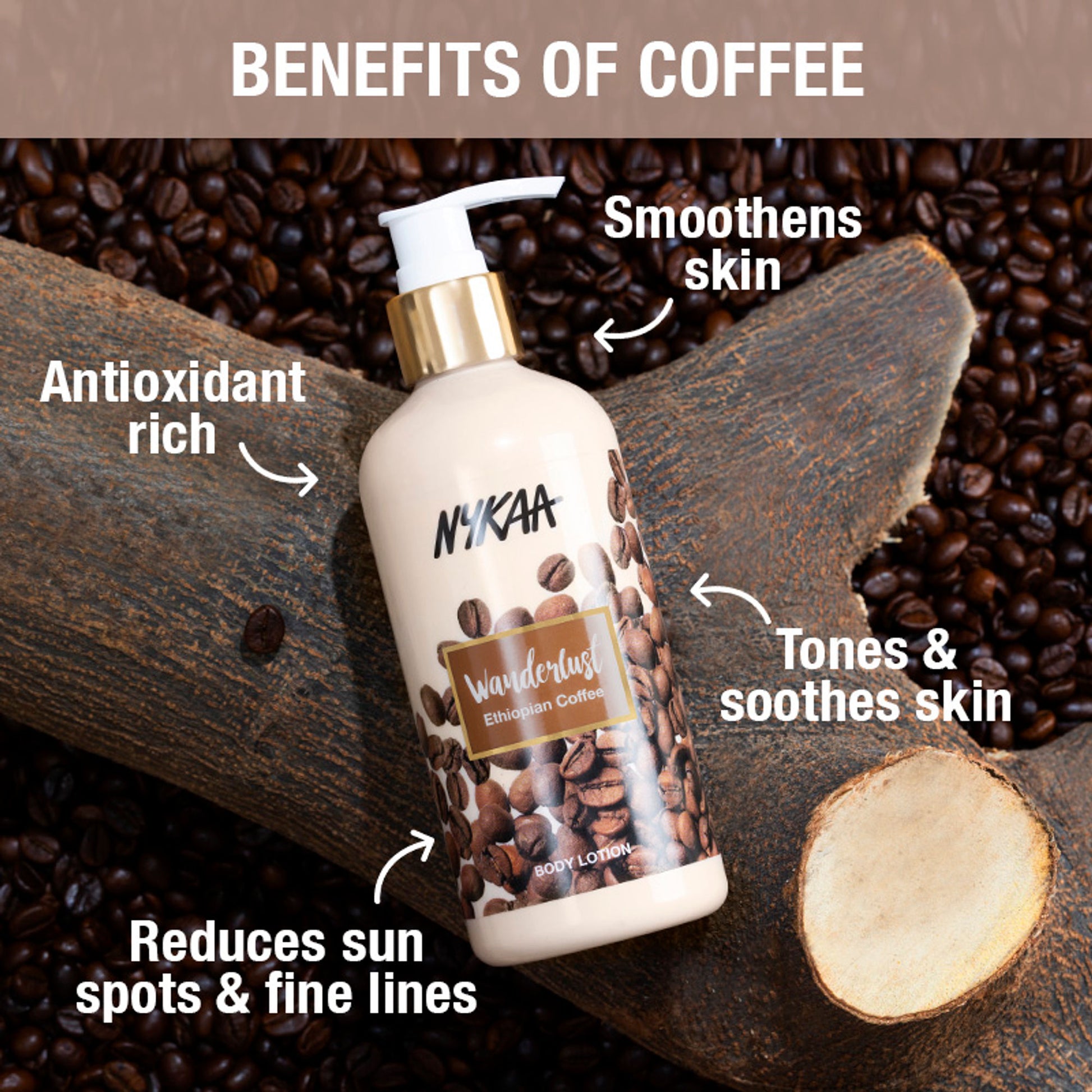 Wanderlust Moisturizing Body Lotion - Ethiopian Coffee - Distacart
