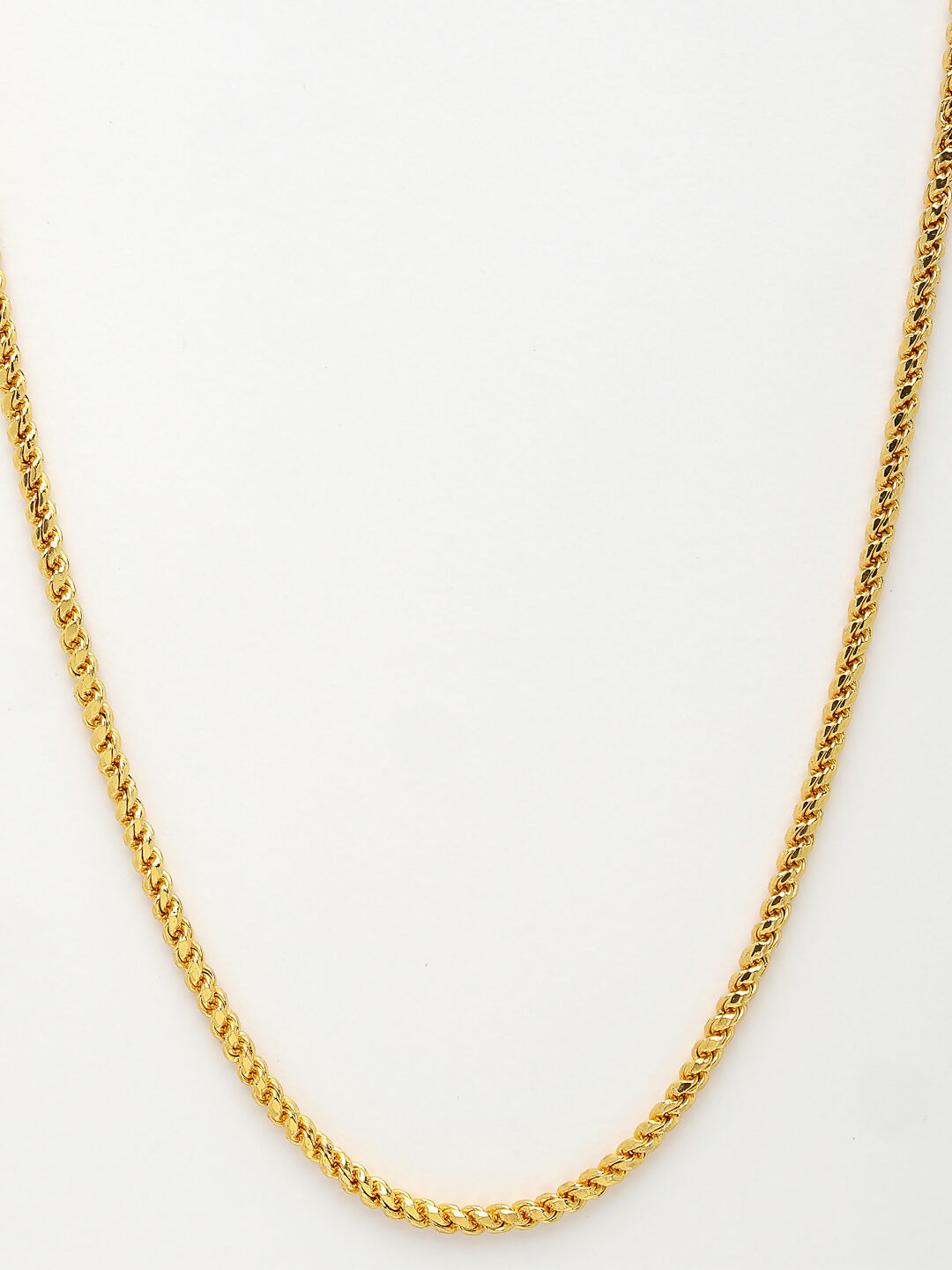 NVR Men's Gold-Plated Stainless Steel Chain - Distacart