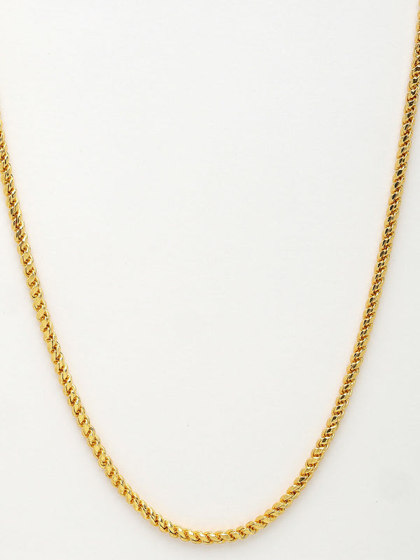 NVR Men's Gold-Plated Stainless Steel Chain - Distacart