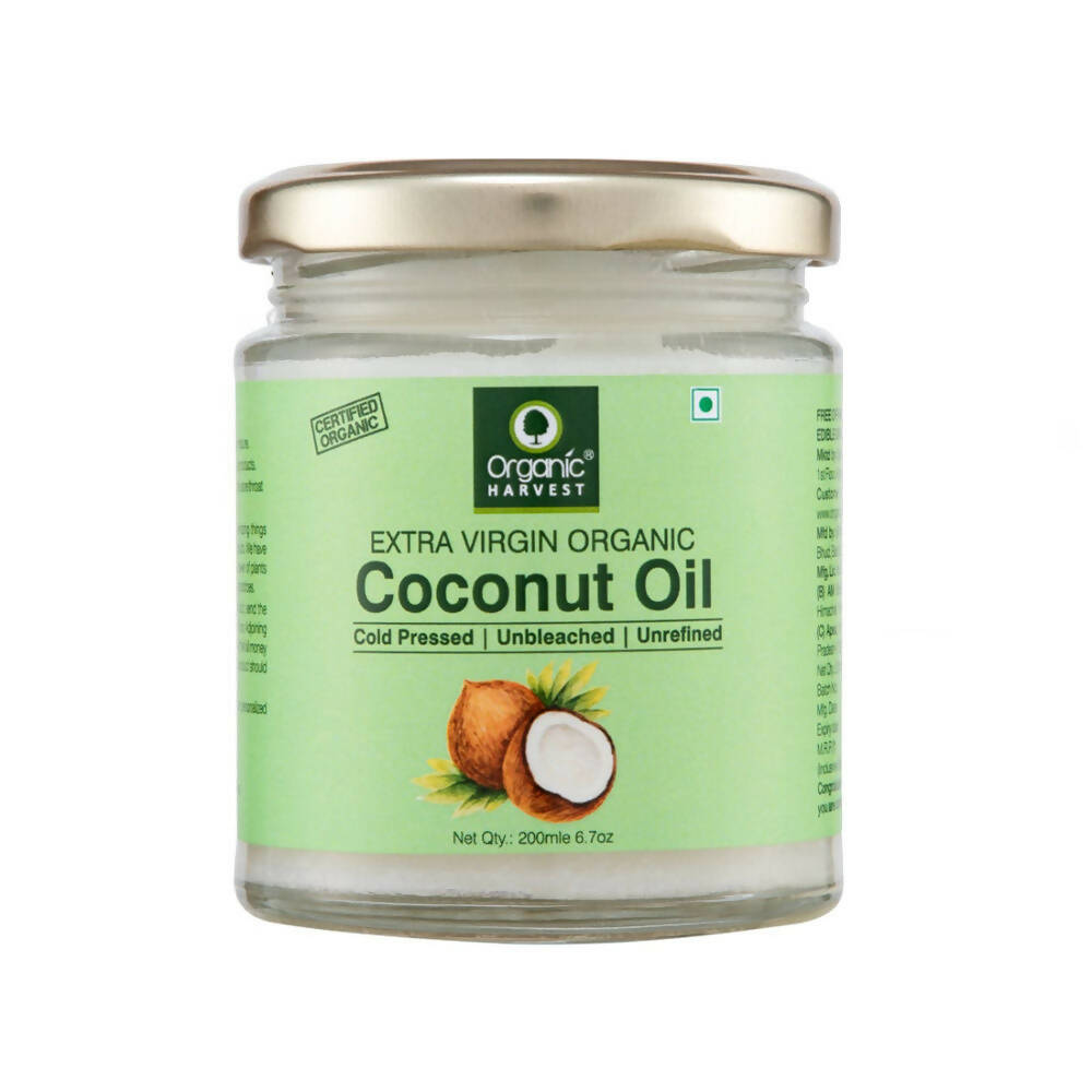 Organic Harvest Extra Virgin Organic Coconut Oil Cold Pressed - Distacart
