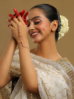 Thumbnail for Ruby Raang Gold Kundan Haath Phool