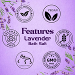 Thumbnail for VedicAyurveda Dead Sea Salt and Lavender Bath Salt - Dista