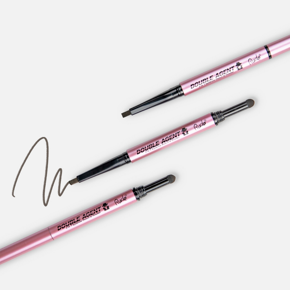 Rude Cosmetics Double Agent Eyeliner - Black Brown - Distacart