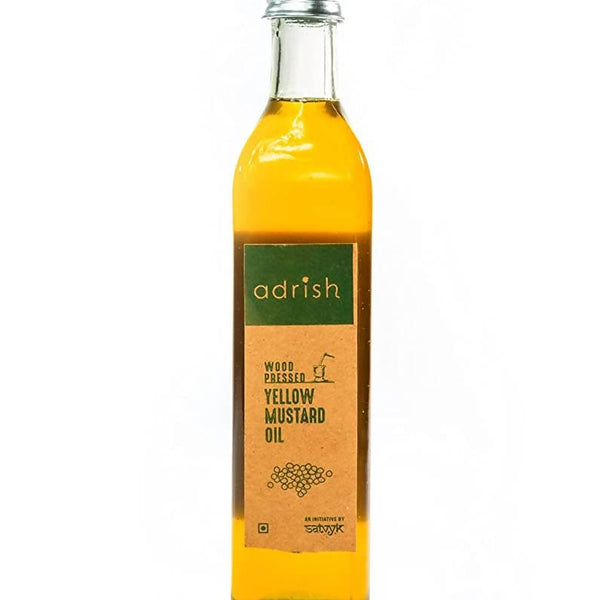 Adrish Wood Pressed Yellow Mustard Oil - Distacart