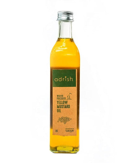Adrish Wood Pressed Yellow Mustard Oil - Distacart
