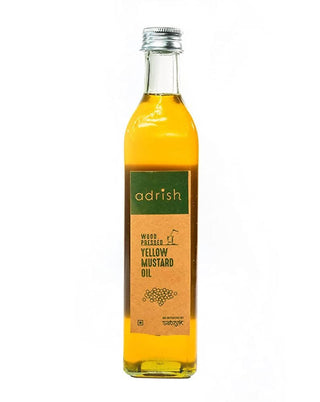 Adrish Wood Pressed Yellow Mustard Oil - Distacart