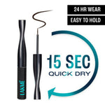Thumbnail for Lakme 9 To 5 Eyeconic Liquid Eyeliner - Deep Brown
