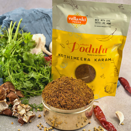 Vellanki Foods Kothimeera Karam (Coriander Leaves) - Distacart