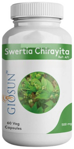 Thumbnail for Giosun Swertia Chirayita Veg Capsules - Distacart