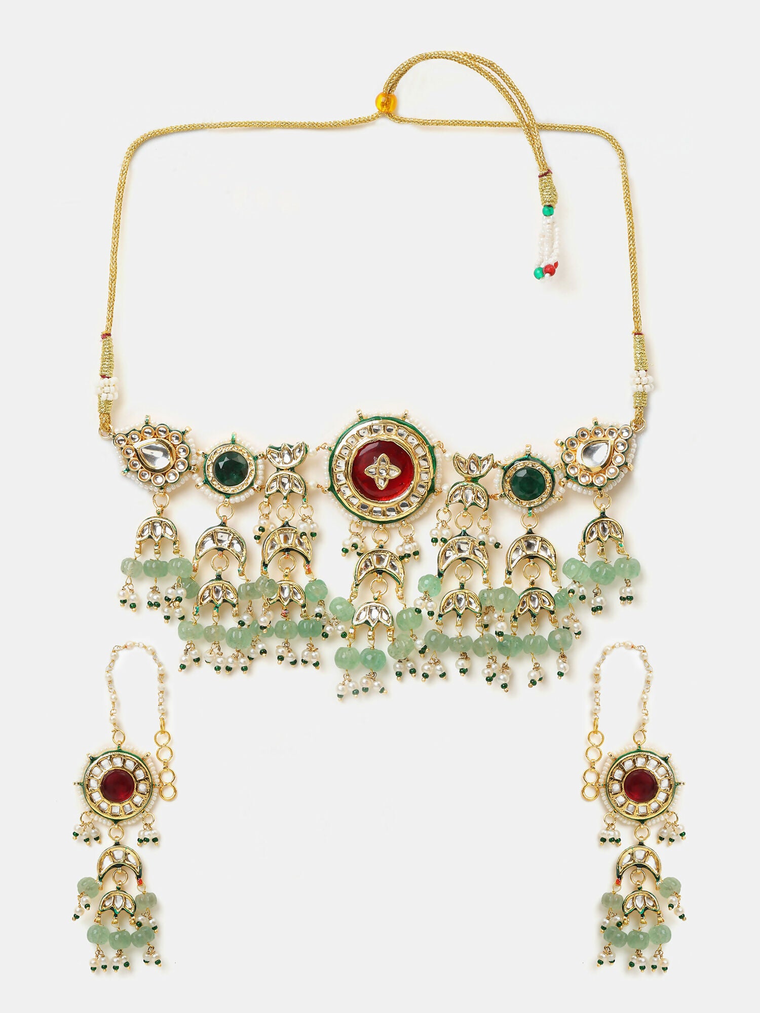 Ruby Raang Royal Choker Set - Distacart