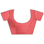 Thumbnail for Joban Fashion Hot Pink Banarasi Soft Lichi Silk Checks & Woven Saree - Distacart