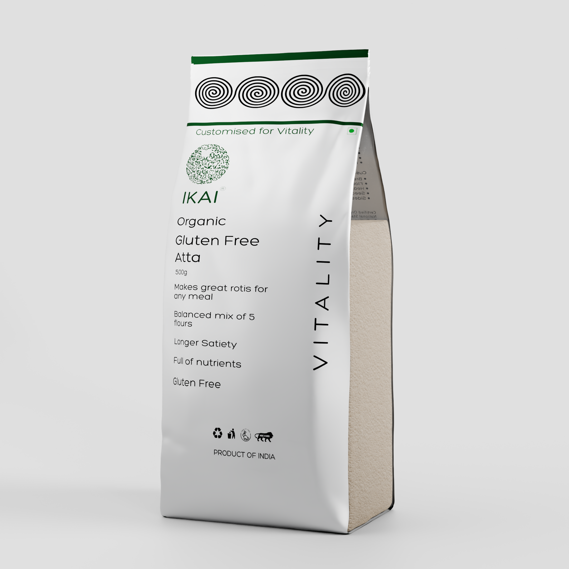 4 - Organic Gluten Free Atta - 500g