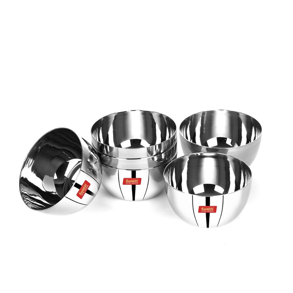 Sumeet Stainless Steel SoLid Apple Bowl - Dista
