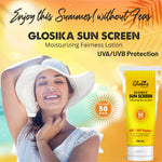 Thumbnail for Globus Remedies Glosika Sunscreen Lotion, SPF 50 PA+++ Up to 12 hrs Protection