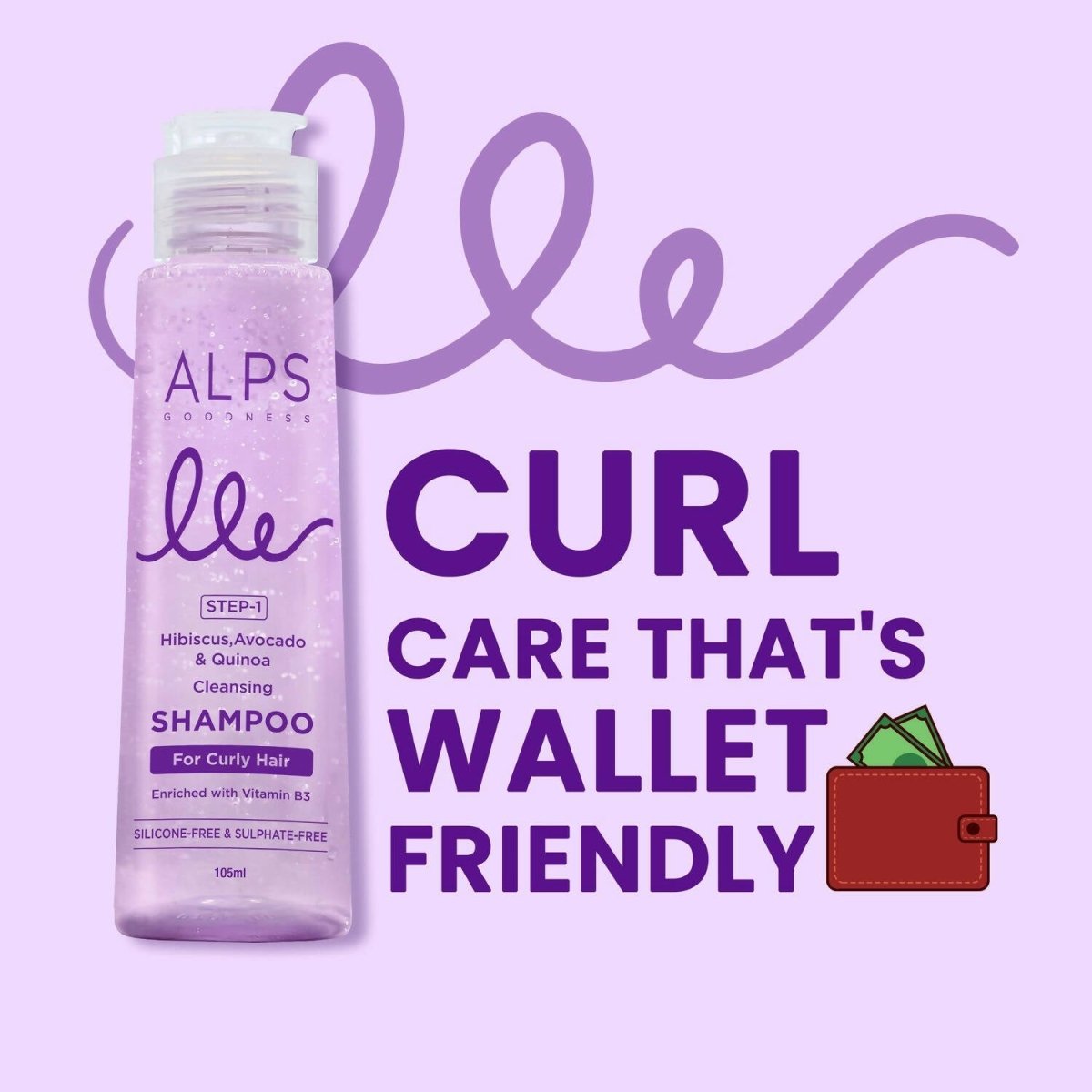 Alps Goodness Hibiscus, Avocado & Quinoa Cleansing Shampoo - Distacart