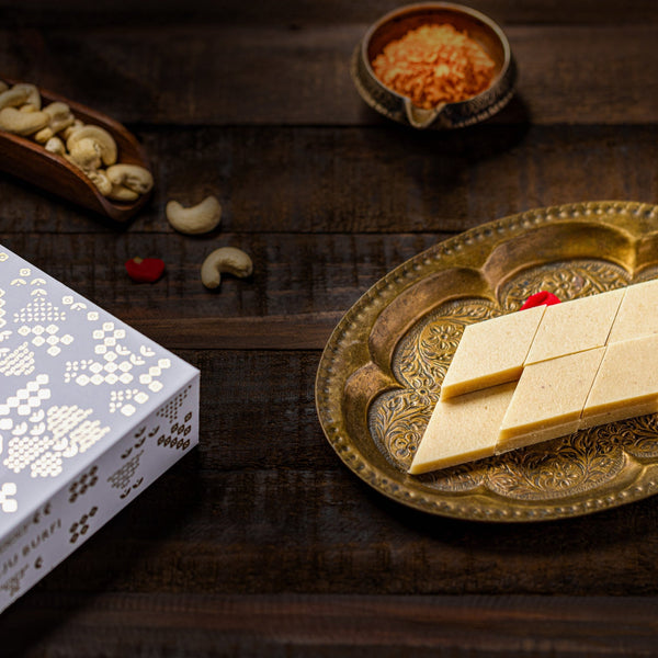 Almond House Kaju Burfi (MAP) - Distacart