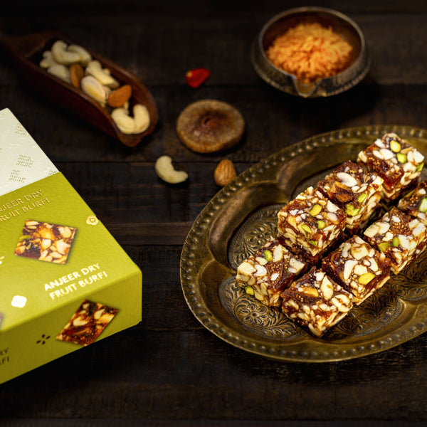 Almond House Anjeer Dryfruit Burfi (MAP) - Distacart