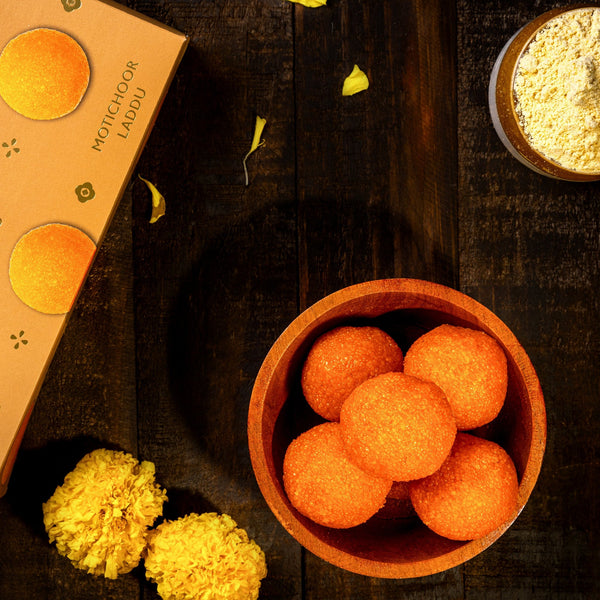Almond House Motichoor Laddu (MAP) - Distacart