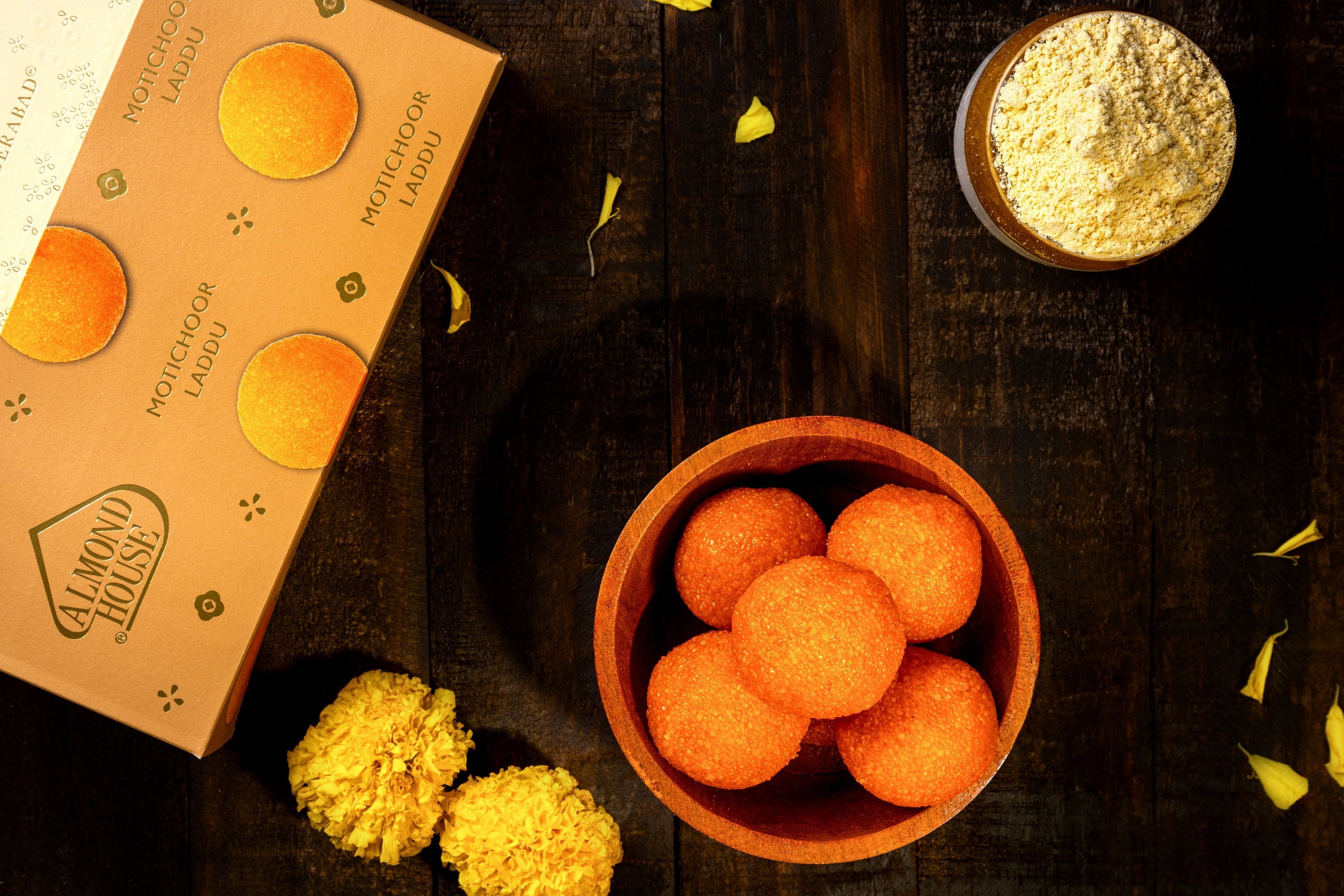 Almond House Motichoor Laddu (MAP) - Distacart