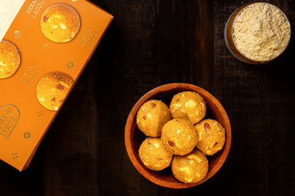 Almond House Besan Laddu (MAP) - Distacart