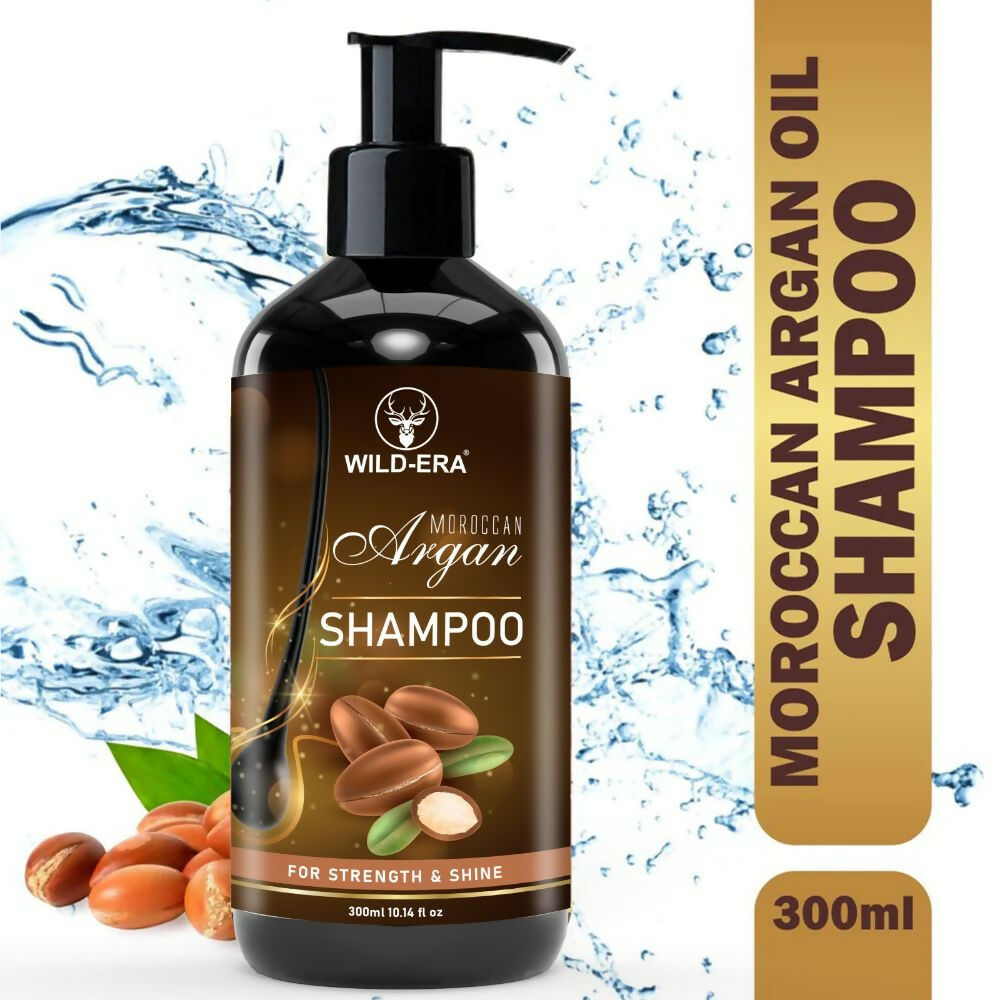 Wildera Moroccan Argan Shampoo with Moroccan Argan Oil to Nourish Dull, Dry & Frizzy Hair - Distacart