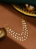 Ruby Raang Gold Pearl Hair Jewelry - Distacart