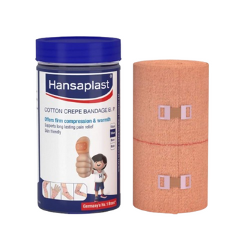 Hansaplast Soft Cotton Crepe Bandage For Pain Relief - Elastic - Distacart