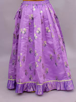 Thumbnail for Lil Drama Mishti Purple Lehanga Choli Dupatta Set For Girls