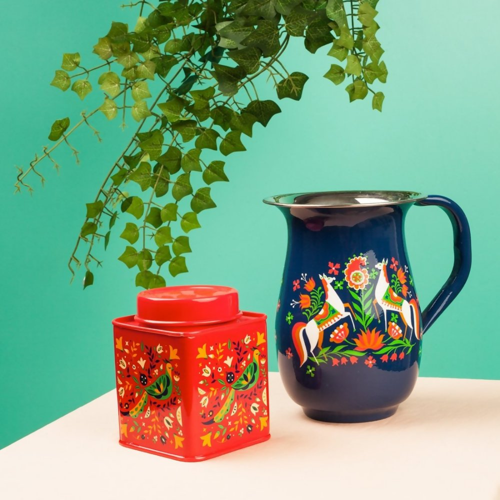 Chumbak Dark Red Storage Tin - Dista