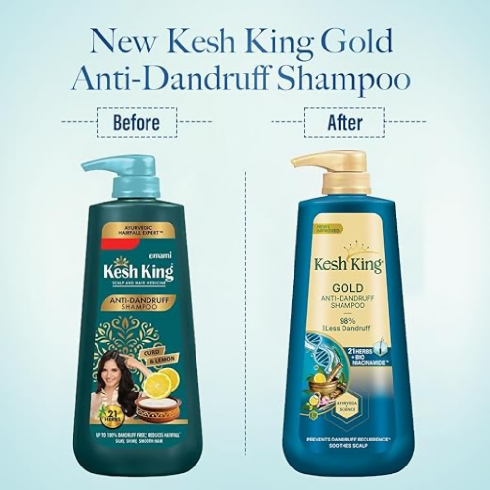 Kesh King Gold Anti-Dandruff Shampoo - Dista