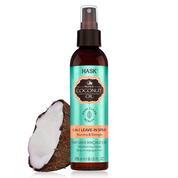 HASK Monoi Coconut Oil Leave-In Hair Spray - Distacart