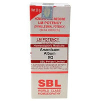 Thumbnail for SBL Homeopathy Arsenicum Album LM Potency - Distacart