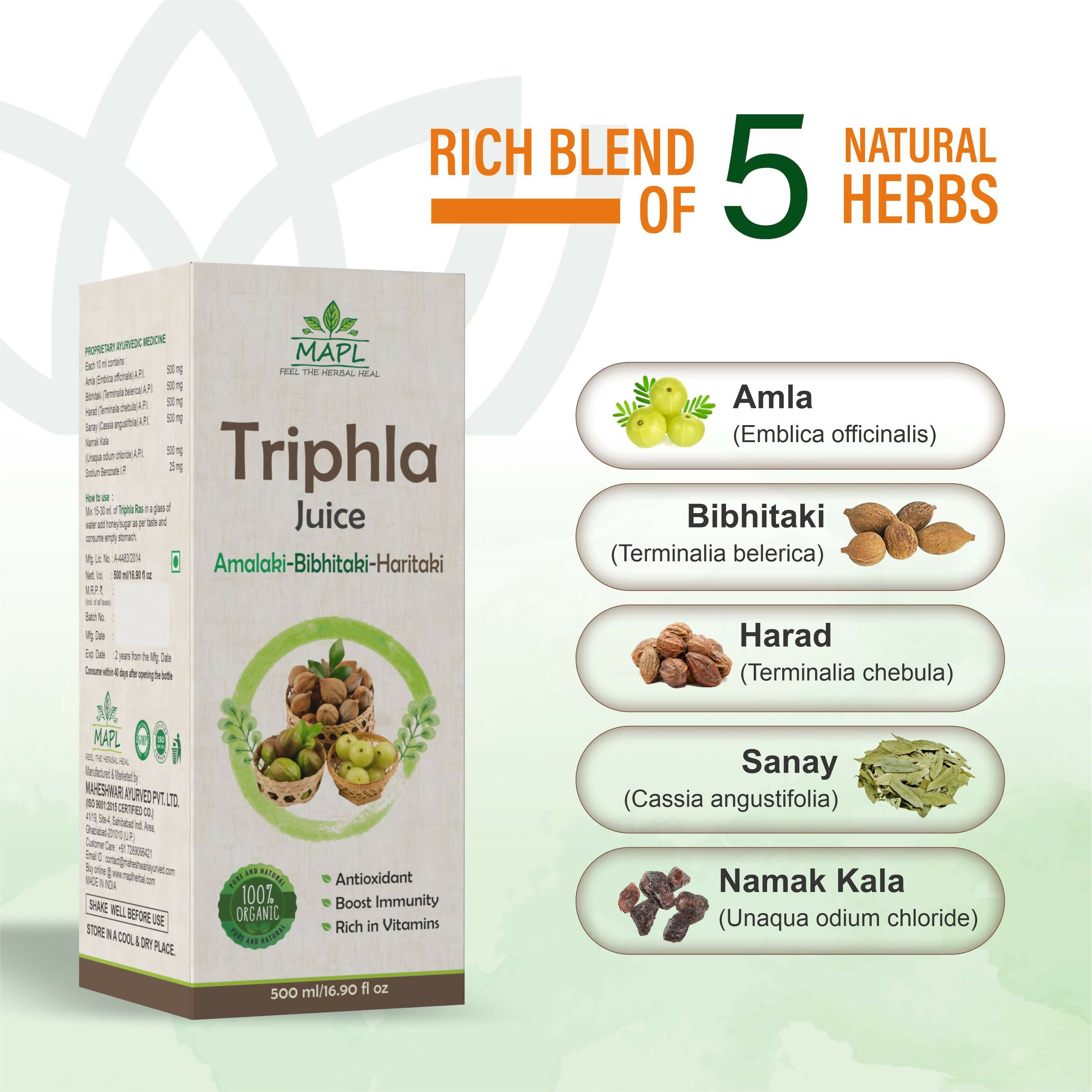 MAPL Triphala Juice