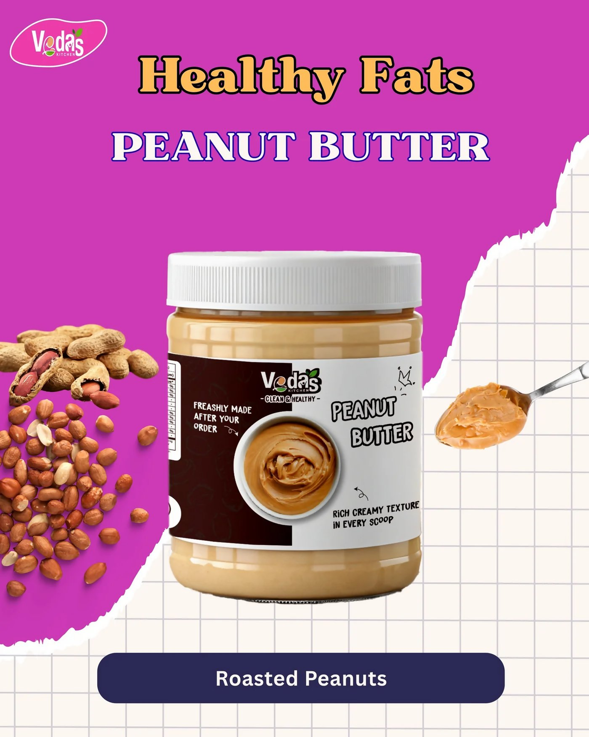 Vedas Kitchen Peanut Butter - Dista
